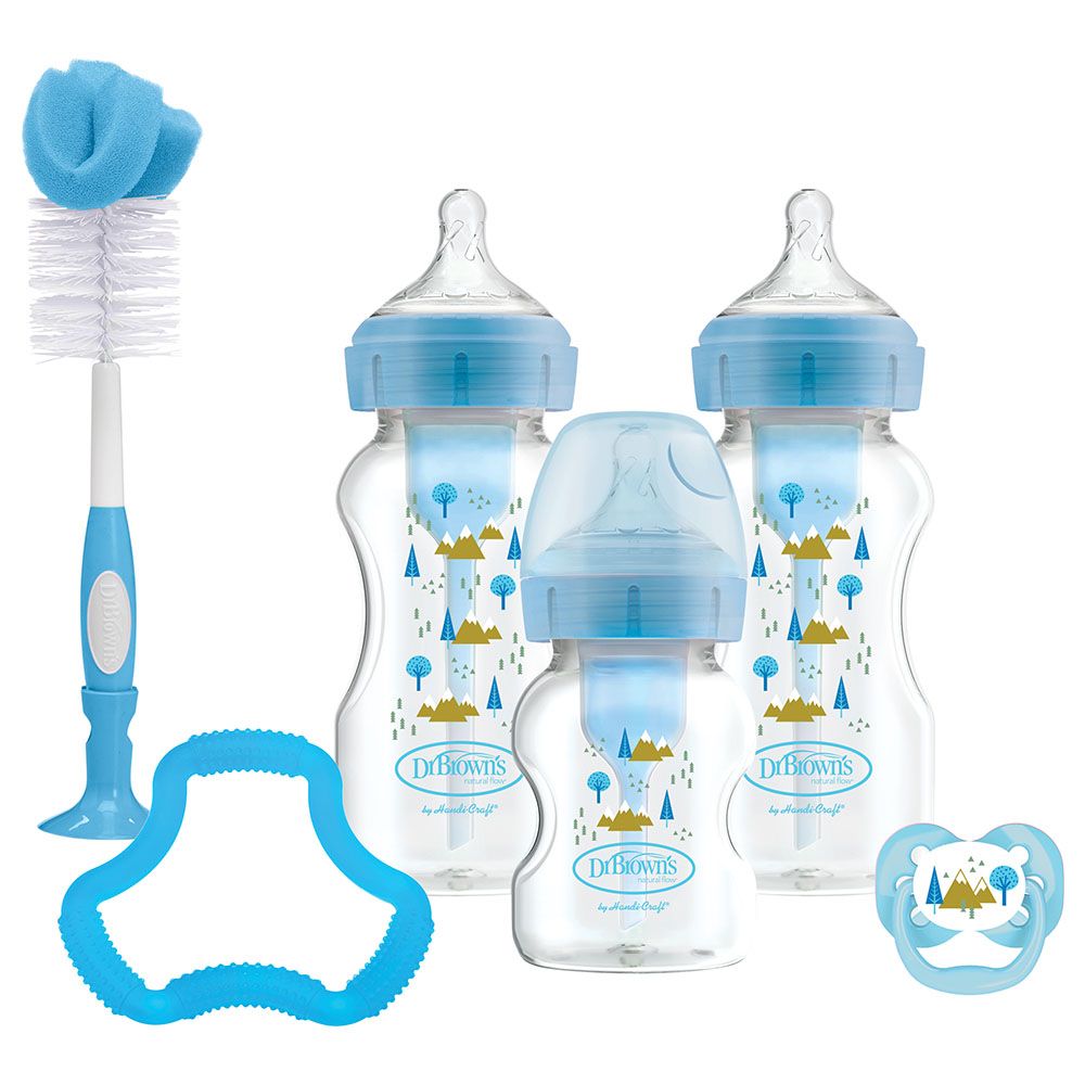 Dr brown's natural flow options newborn gift sales set